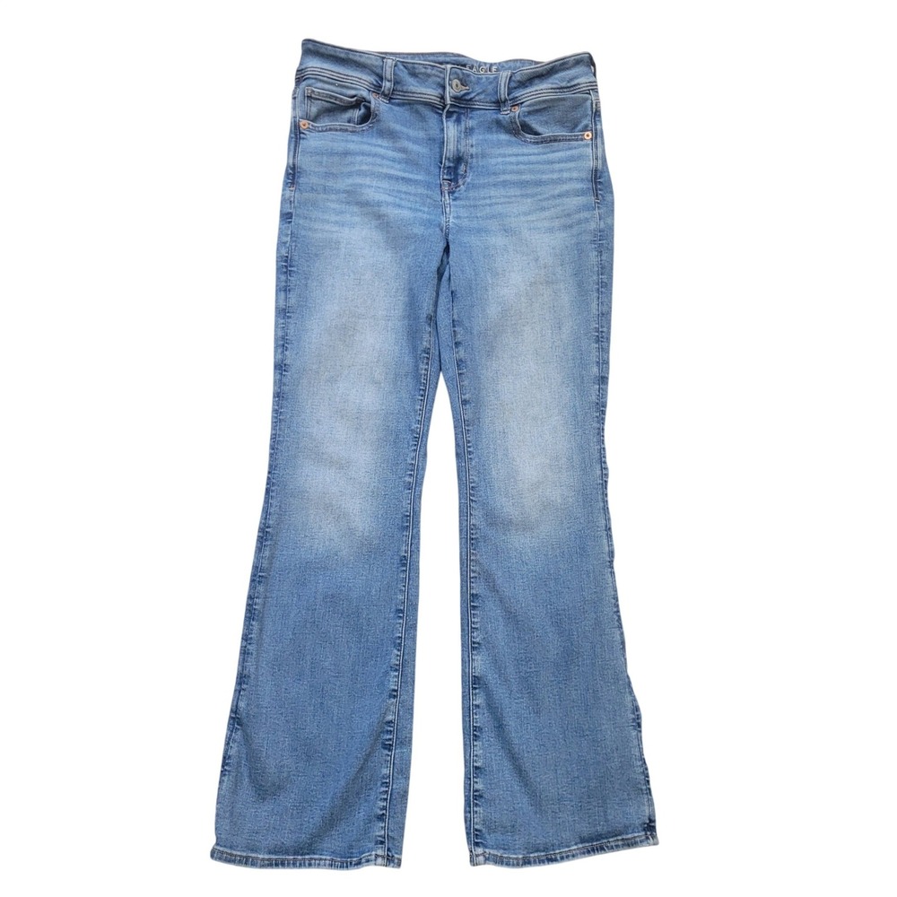 American Eagle Kick Boot Jeans Womens 8 Short Next Level Stretch